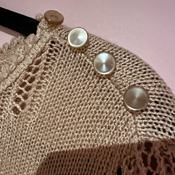 Billie joe vintage 60s tan sweater - Picture 3 of 3